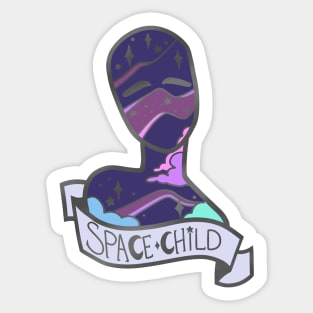 Space Child Sticker
